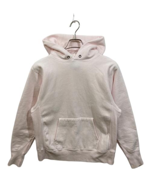 ATON（エイトン）ATON (エイトン) NATURAL DYE URAKE HOODIE ピンク サイズ:02の古着・服飾アイテム
