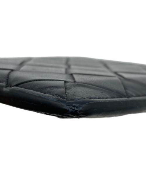 BOTTEGA VENETA（ボッテガベネタ）BOTTEGA VENETA (ボッテガベネタ) イントレチャートコインケース ブラックの古着・服飾アイテム