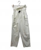 IIROTイロット）の古着「High Rise Band Pants」｜ホワイト