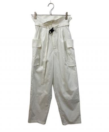 中古・古着通販】IIROT (イロット) High Rise Band Pants ホワイト