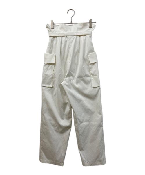 IIROT（イロット）IIROT (イロット) High Rise Band Pants ホワイト サイズ:38の古着・服飾アイテム