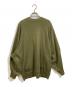 mame kurogouchi (マメクロゴウチ) Cording Embroidered Oversized Sweatshirt カーキ サイズ:	SIZE 3：12000円