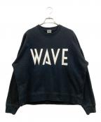 wave listウェイブリスト）の古着「LOGO SWEA」｜ブラック