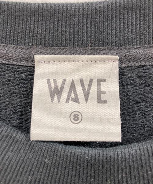 wave list（ウェイブリスト）wave list (ウェイブリスト) LOGO SWEA ブラック サイズ:Sの古着・服飾アイテム