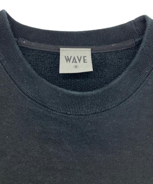 wave list（ウェイブリスト）wave list (ウェイブリスト) LOGO SWEA ブラック サイズ:Sの古着・服飾アイテム