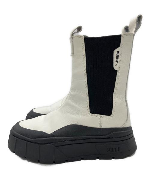 PUMA（プーマ）PUMA (プーマ) MAYZE STACK CHELSEA ホワイト サイズ:	SIZE 24cmの古着・服飾アイテム