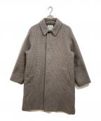 green label relaxingグリーンレーベルリラクシング）の古着「SENTDALE WOOL ステンカラーコート」｜グレー