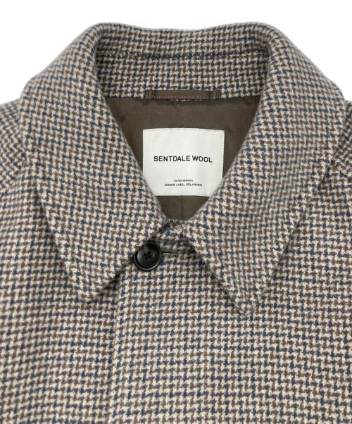 green label relaxing（グリーンレーベルリラクシング）green label relaxing (グリーンレーベルリラクシング) SENTDALE WOOL ステンカラーコート グレー サイズ:	SIZE Lの古着・服飾アイテム