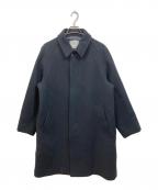 U.A. GreenLabelRelaxingユナイテッドアローズグリーンレーベル リラクシング）の古着「SENTDALE WOOL ステンカラーコート」｜ネイビー