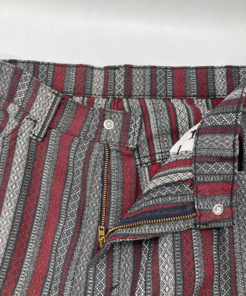 LEVI'S for gals（リーバイス）LEVI'S for gals (リーバイス) マルチストライプパンツ グレー サイズ:実寸をご確認くださいの古着・服飾アイテム