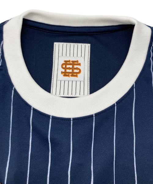 SEESEE（シーシー）SEESEE (シーシー) S.F.C (エスエフシー) GAME LS STRIPE TEE ネイビー サイズ:XLの古着・服飾アイテム