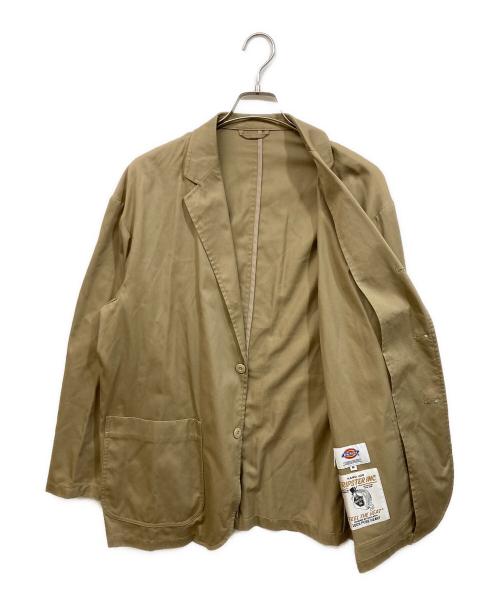 Dickies（ディッキーズ）Dickies (ディッキーズ) TRIPSTER (トリップスター) BEAMS (ビームス) T/Cツイル 3Bジャケット セットアップ ベージュ サイズ:	SIZE Mの古着・服飾アイテム