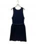 BLUE LABEL CRESTBRIDGE (ブルーレーベルクレストブリッジ) ノースリーブワンピース ネイビー サイズ:36：5000円