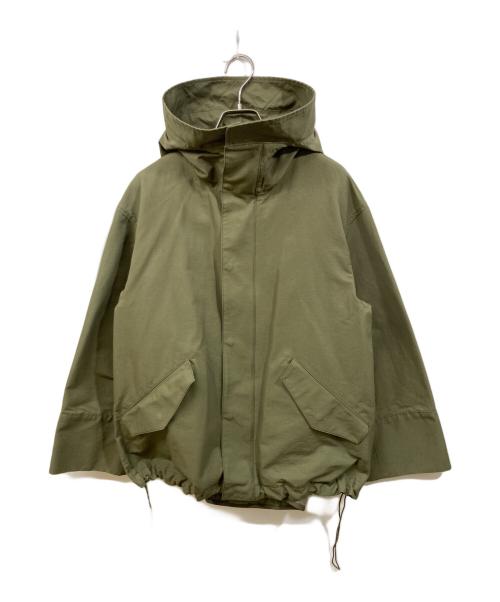 Spick and Span（スピック＆スパン）Spick and Span (スピック＆スパン) グログランフーディーライナーブルゾン グリーン サイズ:SIZE Freeの古着・服飾アイテム