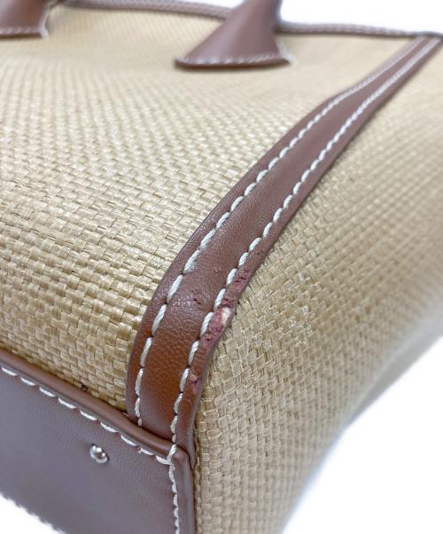 VASIC（ヴァジック）VASIC (ヴァジック) Jour Mini カゴバッグ ブラウンの古着・服飾アイテム