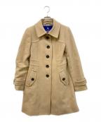 BURBERRY BLUE LABELバーバリー ブルー レーベル）の古着「5Bウールコート」｜ベージュ