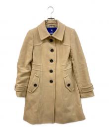 BURBERRY BLUE LABEL（バーバリー ブルー レーベル）の古着「5Bウールコート」｜ベージュ