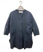 ADOREアドーア）の古着「クルーネックコート」｜ブラック