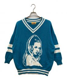 Hysteric Glamour（ヒステリックグラマー）の古着「HYS WOMAN編込 プルオーバー」｜ブルー