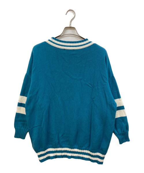 Hysteric Glamour（ヒステリックグラマー）Hysteric Glamour (ヒステリックグラマー) HYS WOMAN編込 プルオーバー ブルー サイズ:SIZE Freeの古着・服飾アイテム