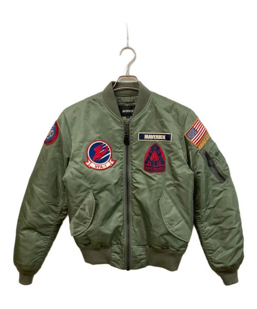AVIREX（アヴィレックス）AVIREX (アヴィレックス) MA-1 COMMERCIAL TOP GUN MAVERICK カーキ サイズ:Mの古着・服飾アイテム