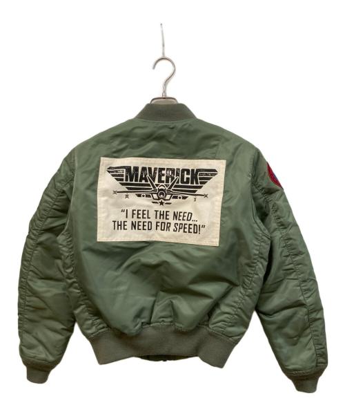 AVIREX（アヴィレックス）AVIREX (アヴィレックス) MA-1 COMMERCIAL TOP GUN MAVERICK カーキ サイズ:Mの古着・服飾アイテム