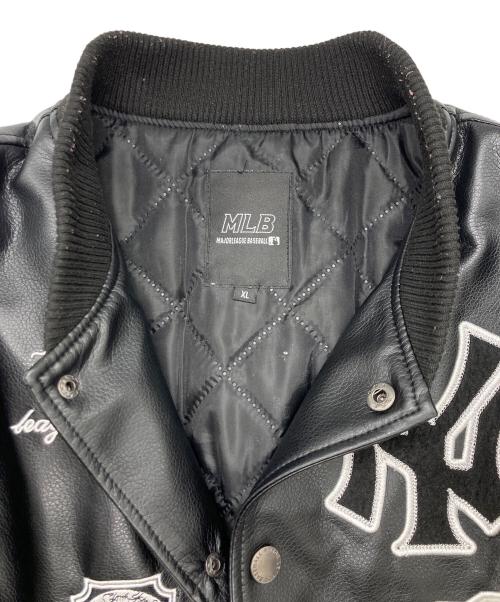 MLB（エムエルビー）MLB (エムエルビー) スタジャン ブラック サイズ:SIZE XLの古着・服飾アイテム