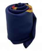 CHANELシャネル）の古着「チェーン柄シルクスカーフ」｜ネイビー