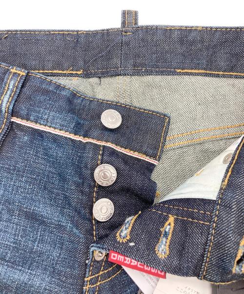 DSQUARED2（ディースクエアード）DSQUARED2 (ディースクエアード) ハーフデニムパンツ インディゴ サイズ:36の古着・服飾アイテム