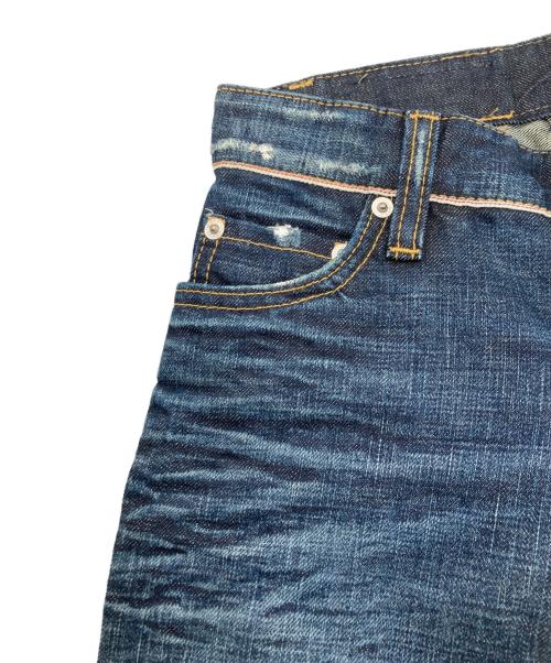DSQUARED2（ディースクエアード）DSQUARED2 (ディースクエアード) ハーフデニムパンツ インディゴ サイズ:36の古着・服飾アイテム