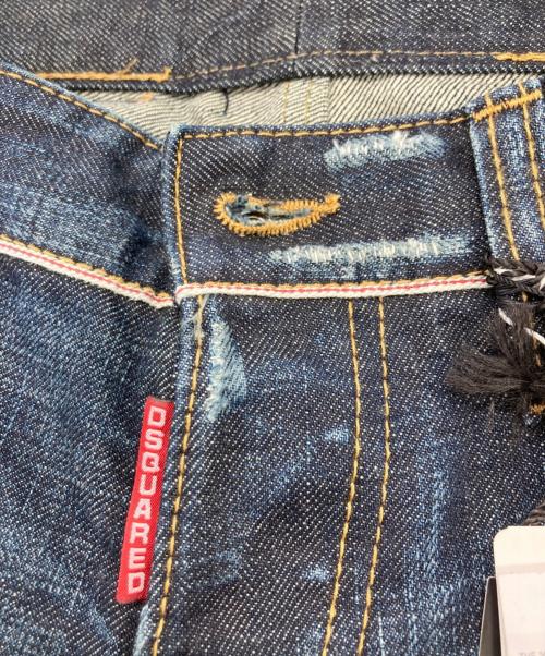 DSQUARED2（ディースクエアード）DSQUARED2 (ディースクエアード) ハーフデニムパンツ インディゴ サイズ:36の古着・服飾アイテム