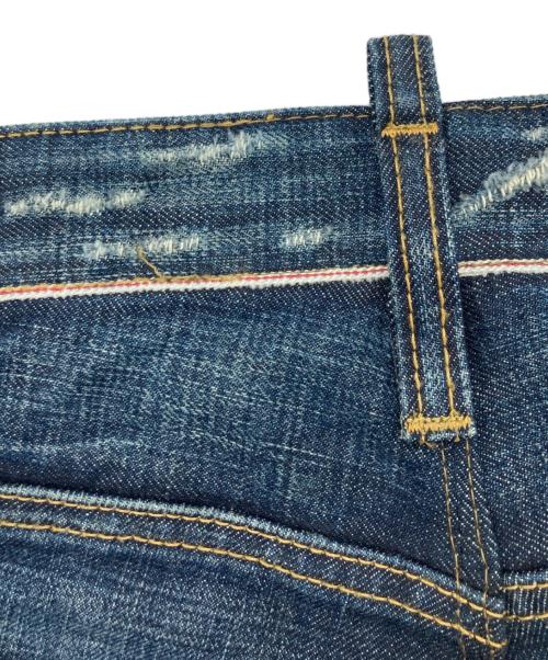 DSQUARED2（ディースクエアード）DSQUARED2 (ディースクエアード) ハーフデニムパンツ インディゴ サイズ:36の古着・服飾アイテム