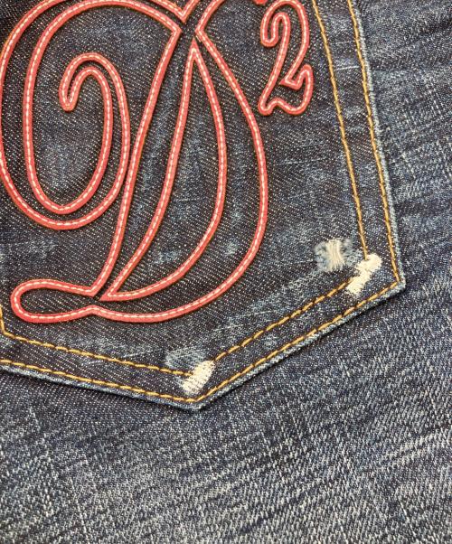 DSQUARED2（ディースクエアード）DSQUARED2 (ディースクエアード) ハーフデニムパンツ インディゴ サイズ:36の古着・服飾アイテム