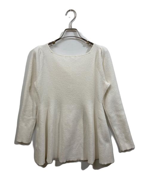 CELFORD（セルフォード）CELFORD (セルフォード) フロントリボンニットチュニック アイボリー サイズ:	SIZE Freeの古着・服飾アイテム