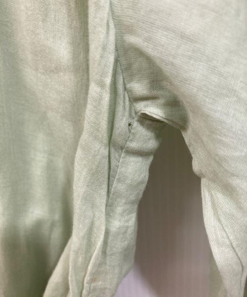 ne quittez pas（ヌキテパ）ne quittez pas (ヌキテパ) コットンボイルティアードワンピース 黄緑 サイズ:	SIZE Mの古着・服飾アイテム