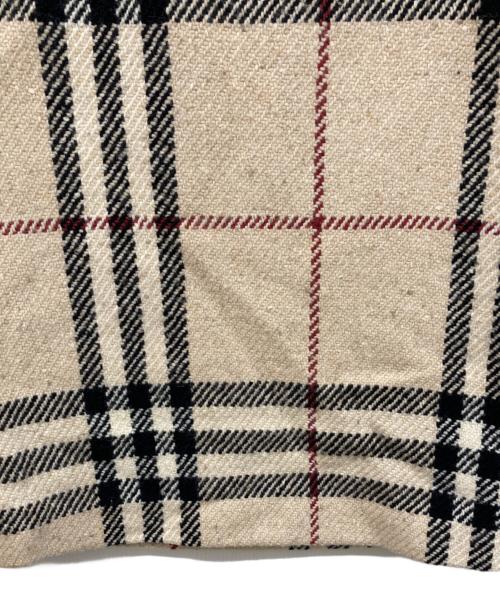 BURBERRY LONDON（バーバリーロンドン）BURBERRY LONDON (バーバリーロンドン) メガチェックウールスカート ベージュ サイズ:	SIZE 40の古着・服飾アイテム