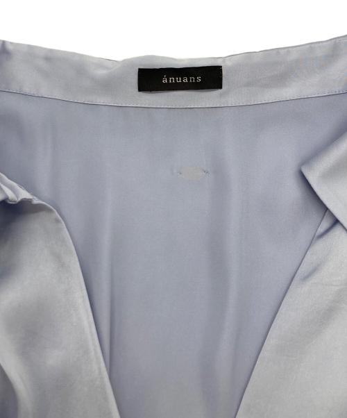 anuans（アニュアンス）anuans (アニュアンス) キャミレイヤードカシュクールブラウス スカイブルー サイズ:SIZE Mの古着・服飾アイテム