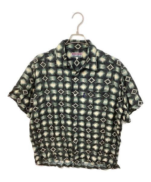 NIGEL CABOURN（ナイジェルケーボン）NIGEL CABOURN (ナイジェルケーボン) レーヨンオープンカラーシャツ グリーン サイズ:2の古着・服飾アイテム