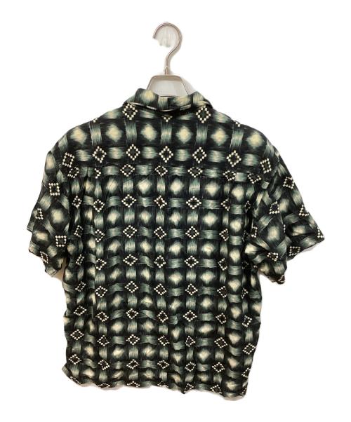 NIGEL CABOURN（ナイジェルケーボン）NIGEL CABOURN (ナイジェルケーボン) レーヨンオープンカラーシャツ グリーン サイズ:2の古着・服飾アイテム