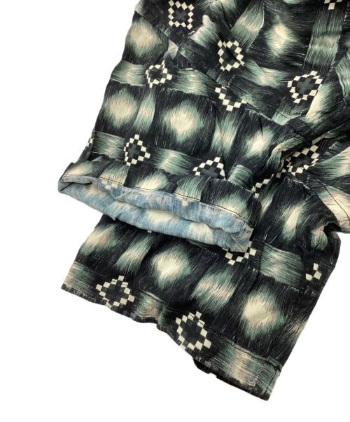 NIGEL CABOURN（ナイジェルケーボン）NIGEL CABOURN (ナイジェルケーボン) レーヨンオープンカラーシャツ グリーン サイズ:2の古着・服飾アイテム