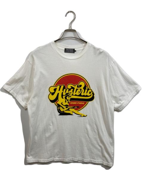 Hysteric Glamour（ヒステリックグラマー）Hysteric Glamour (ヒステリックグラマー) SOUND STUDIO Tシャツ ホワイト サイズ:	SIZE XLの古着・服飾アイテム