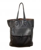 BOTTEGA VENETAボッテガベネタ）の古着「レザートートバッグ」｜ブラック