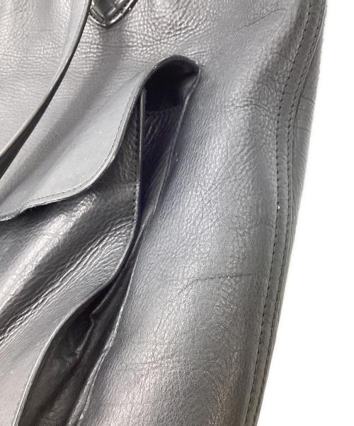 BOTTEGA VENETA（ボッテガベネタ）BOTTEGA VENETA (ボッテガベネタ) レザートートバッグ ブラックの古着・服飾アイテム