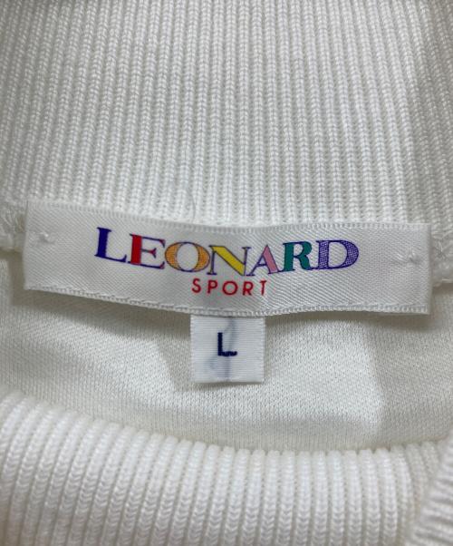 LEONARD SPORT（レオナール スポーツ）LEONARD SPORT (レオナール スポーツ) ハイネックカットソー ホワイト サイズ:	SIZE Lの古着・服飾アイテム