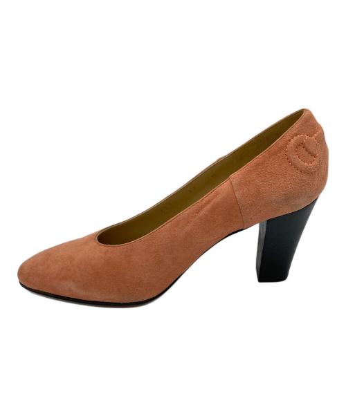GUCCI（グッチ）GUCCI (グッチ) スウェードパンプス オレンジ サイズ:SIZE 37の古着・服飾アイテム