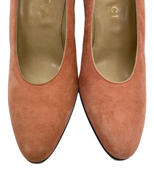 GUCCI（グッチ）GUCCI (グッチ) スウェードパンプス オレンジ サイズ:SIZE 37の古着・服飾アイテム