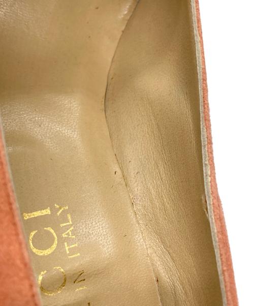 GUCCI（グッチ）GUCCI (グッチ) スウェードパンプス オレンジ サイズ:SIZE 37の古着・服飾アイテム