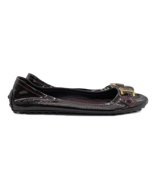 LOUIS VUITTON（ルイ ヴィトン）LOUIS VUITTON (ルイ ヴィトン) パテントドライビングシューズ ブラウン サイズ:SIZE 36(22.5~23)の古着・服飾アイテム