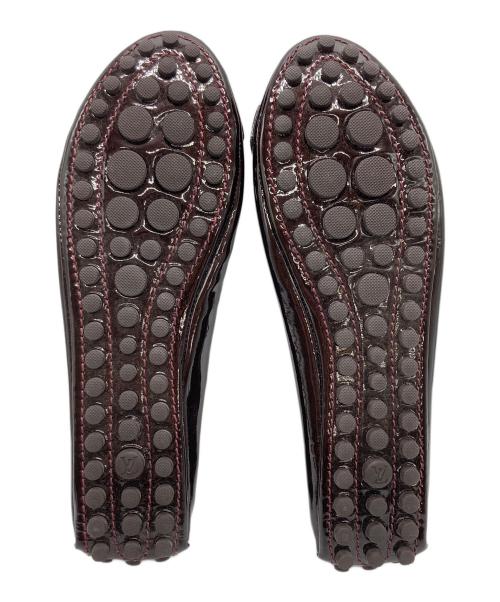 LOUIS VUITTON（ルイ ヴィトン）LOUIS VUITTON (ルイ ヴィトン) パテントドライビングシューズ ブラウン サイズ:SIZE 36(22.5~23)の古着・服飾アイテム