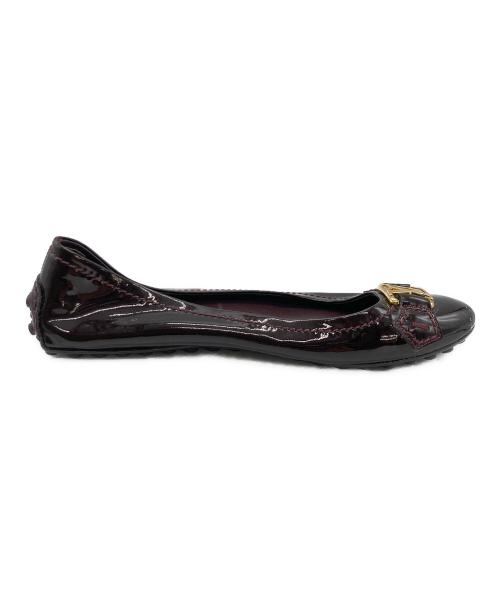 LOUIS VUITTON（ルイ ヴィトン）LOUIS VUITTON (ルイ ヴィトン) パテントドライビングシューズ ブラウン サイズ:SIZE 36(22.5~23)の古着・服飾アイテム
